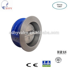 double plate/disc cast iron swing check valve